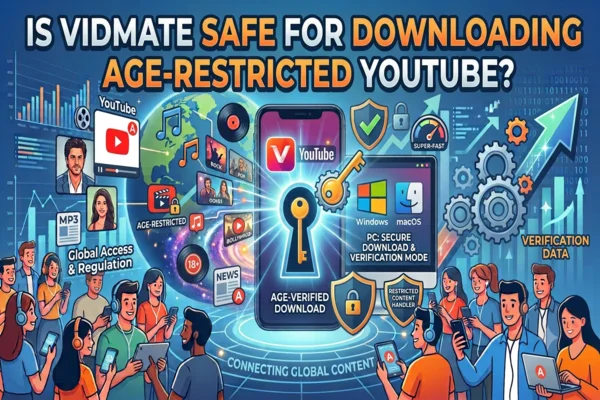 VidMate est-il sûr pour télécharger des vidéos YouTube à contenu restreint ?
