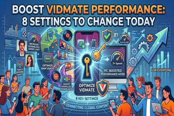 Optimisation des performances de VidMate : 8 paramètres à modifier dès aujourd'hui