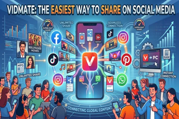 VidMate : Le moyen le plus simple de partager sur les réseaux sociaux