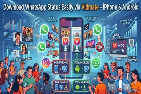 Téléchargez facilement les statuts WhatsApp avec Vidmate – iPhone et Android