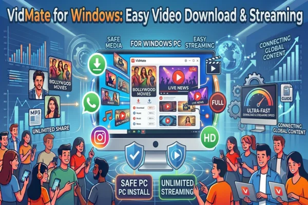 VidMate pour Windows : Téléchargement et lecture vidéo simplifiés